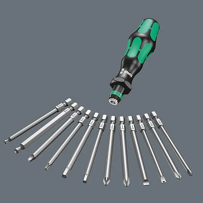 Wera - 5059297001 Kraftform Kompakt 62 Bitholding Screwdriver and Pouch Set, 33-Pieces image 3
