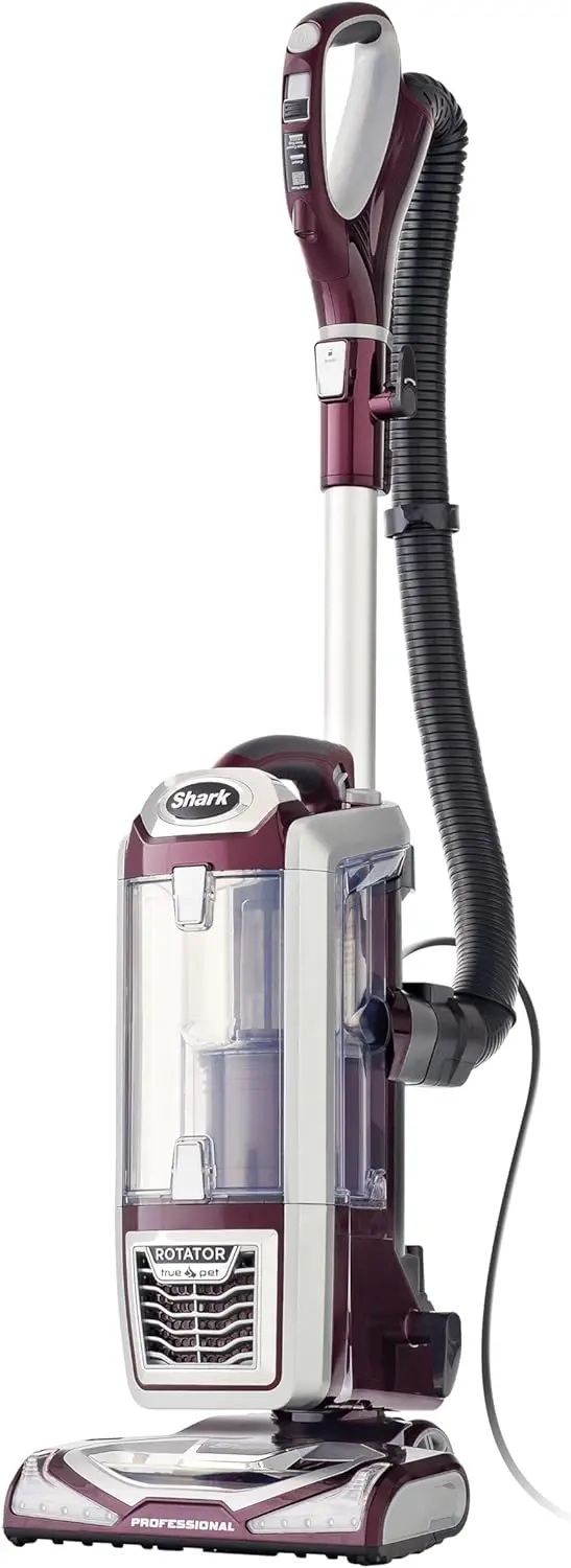 Shark NV752 Rotator Powered Lift-Away TruePet Upright Vacuum with HEPA Filter, Large Dust Cup Capacity, LED Headlights, Upholstery Tool, Perfect Pet Power Brush & Crevice Tool, Bordeaux image 1
