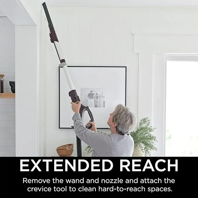 Shark NV752 Rotator Powered Lift-Away TruePet Upright Vacuum with HEPA Filter, Large Dust Cup Capacity, LED Headlights, Upholstery Tool, Perfect Pet Power Brush & Crevice Tool, Bordeaux image 5