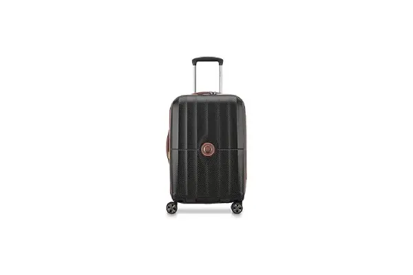 DELSEY PARIS Carrousel Hardside Expandable Luggage with Spinner Wheels, Black, Carry-on 21 Inch image