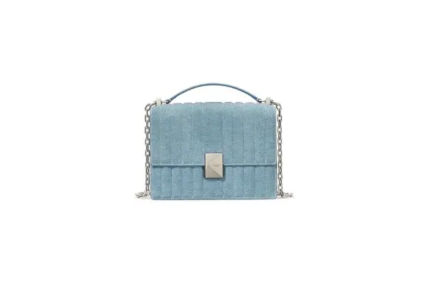 kate spade new york womens Deco Leather Flap Chain Crossbody image