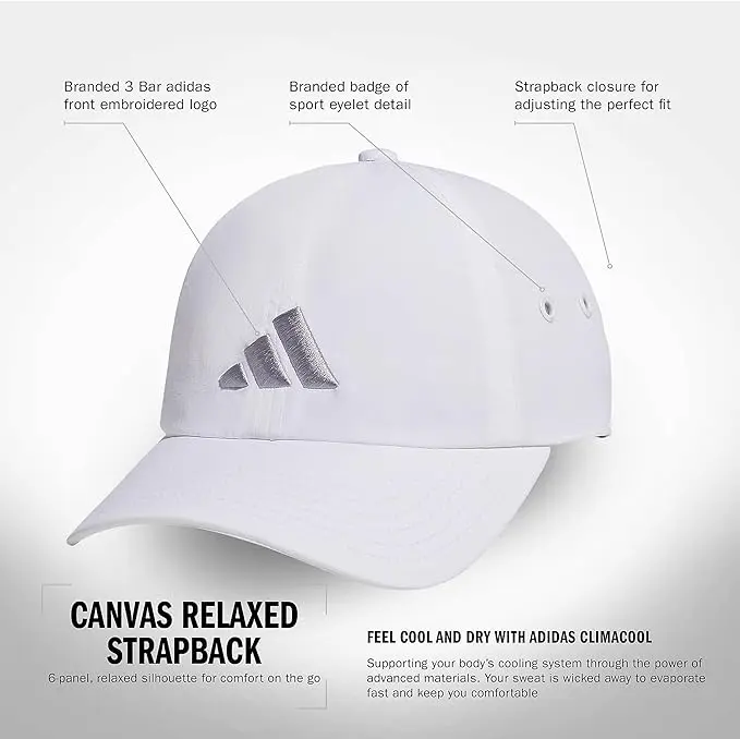 Adidas Women's Influencer 3 Relaxed Strapback Adjustable Fit Hat image 2