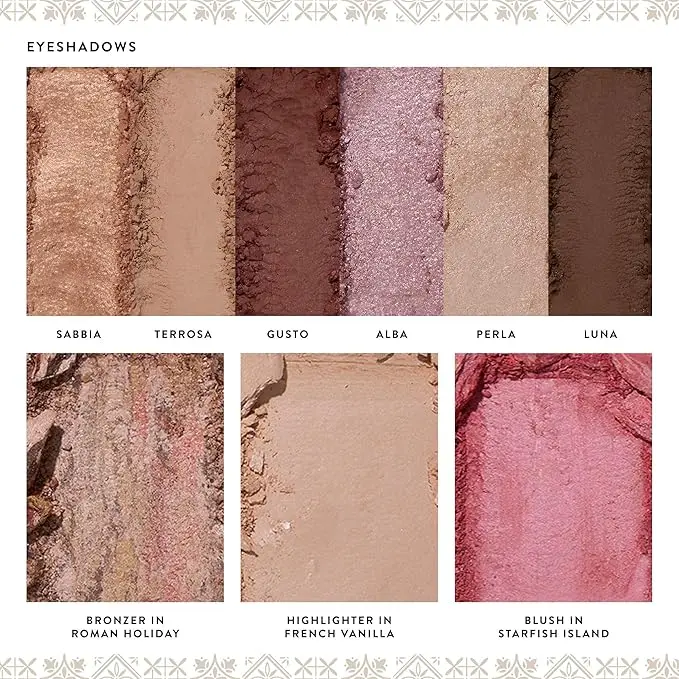 LAURA GELLER NEW YORK The Best of the Best Baked Palette - Tuscan Dreams - Full Size - Includes Bronzer, Blush, Highlighter and 6 Eyeshadows - Travel-Friendly (Best of the Best Tuscan Dreams) image 2