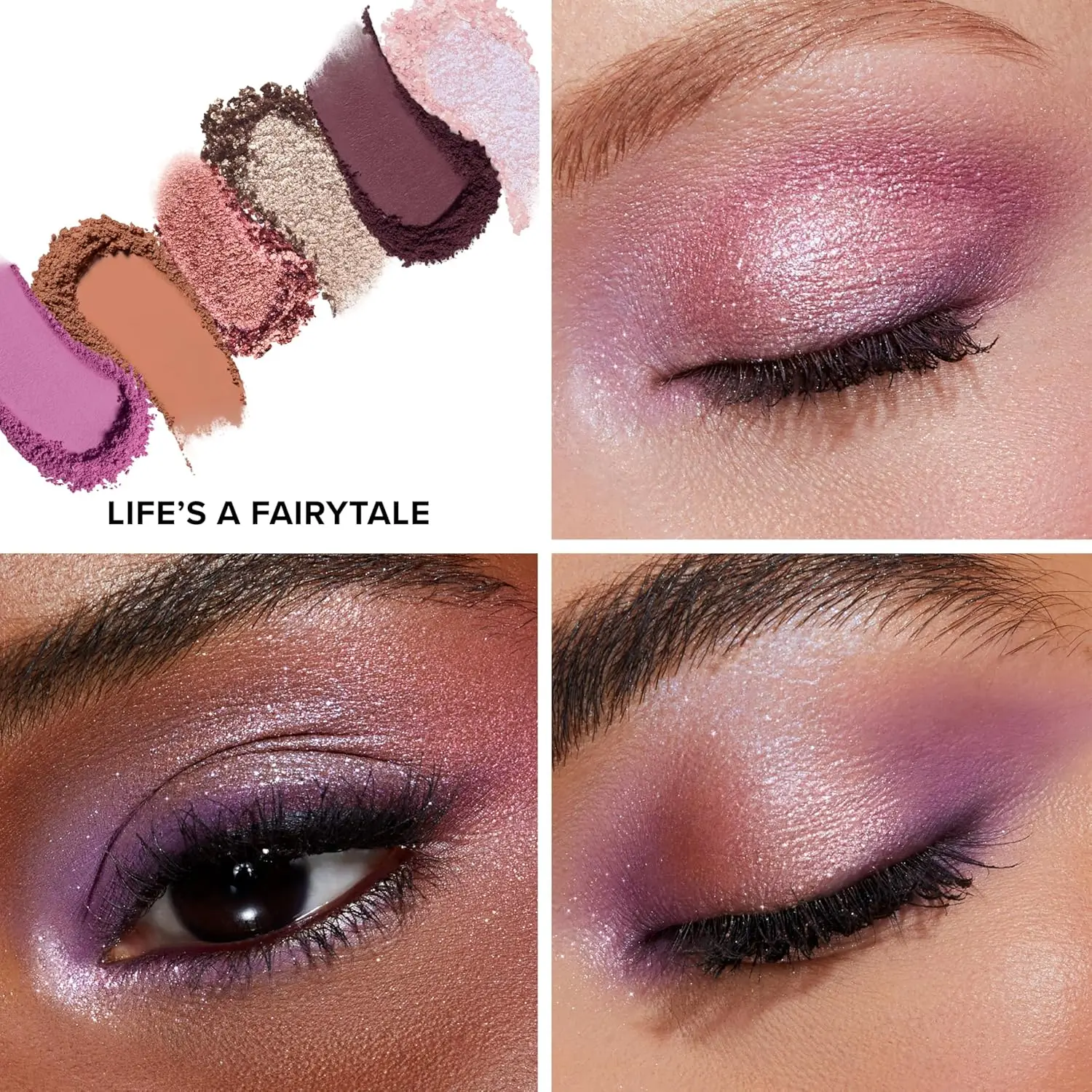 Too Faced Life’s A Fairytale Mini Eye Shadow Palette | Portable Ethereal Eye Shadows with Creamy, Silky Texture image 3
