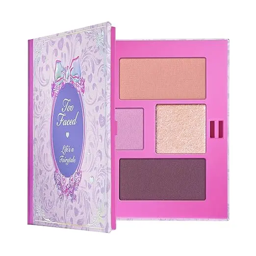 Too Faced Life’s A Fairytale Mini Eye Shadow Palette | Portable Ethereal Eye Shadows with Creamy, Silky Texture image 6