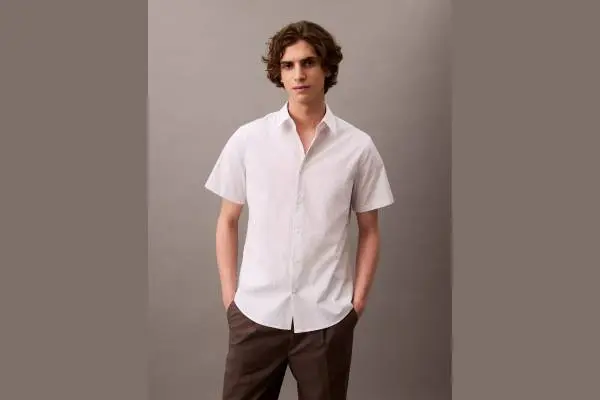 Stripe Slim Button-Down Shirt image