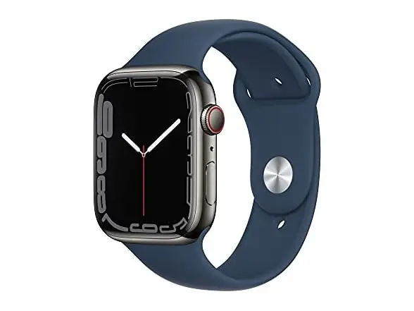 (NEW) Apple Watch Series 7 [GPS + Cellular 45mm] Smart Watch Fitness Tracker, Blood Oxygen & ECG Apps, Always-On Retina Display, Water Resistant image