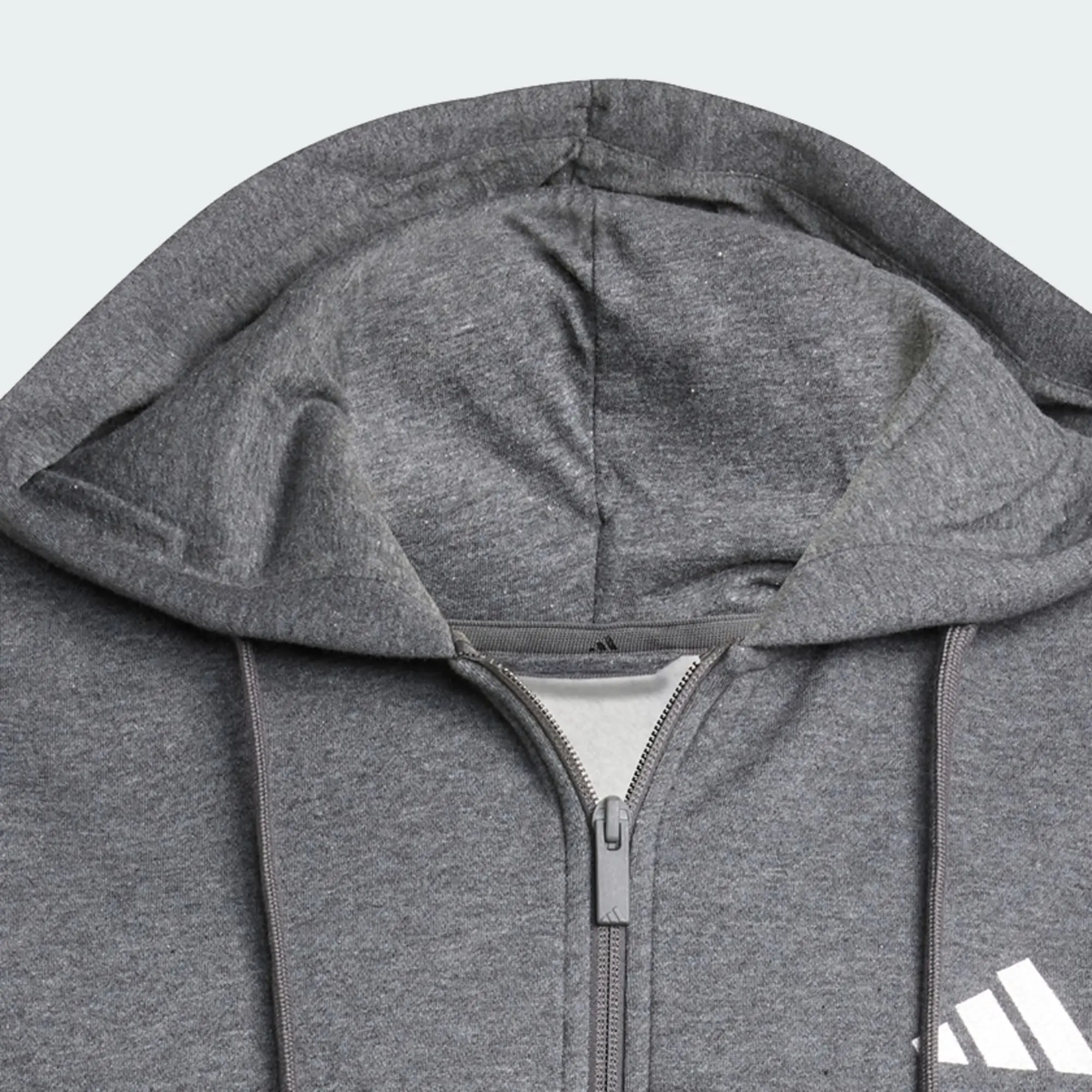 Essentials 3-Stripes Fleece Hoodie image 4
