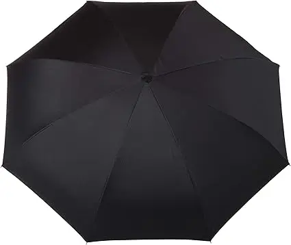 Totes InBrella - Reverse Close Umbrella with Invisible Water Repellent Coating - Auto Close, Inverted, Dripless, and Stormproof for Rainy Weather image 5