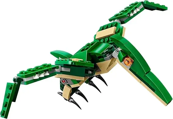 LEGO Creator 3 in 1 Mighty Dinosaur Toy, Transforms from T. rex to Triceratops to Pterodactyl Dinosaur Figures, Great Gift for 7-12 Year Old Boys & Girls, 31058 image 2