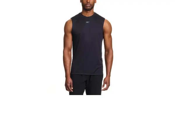 Reebok Men's Sleeveless Logo Tech Tank Top image