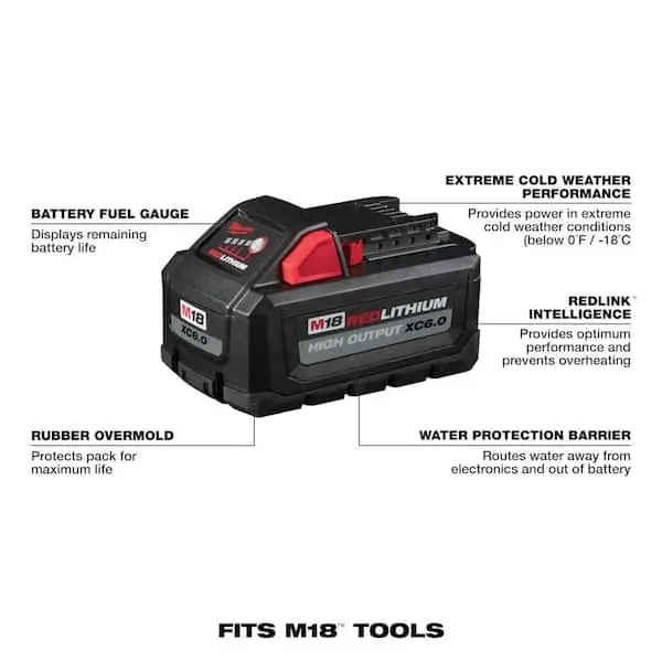 M18 FUEL Gen-2 18V Lithium-Ion Brushless Cordless Mid Torque 1/2 in. Impact Wrench with (2) 6.0Ah Batteries and Charger image 8