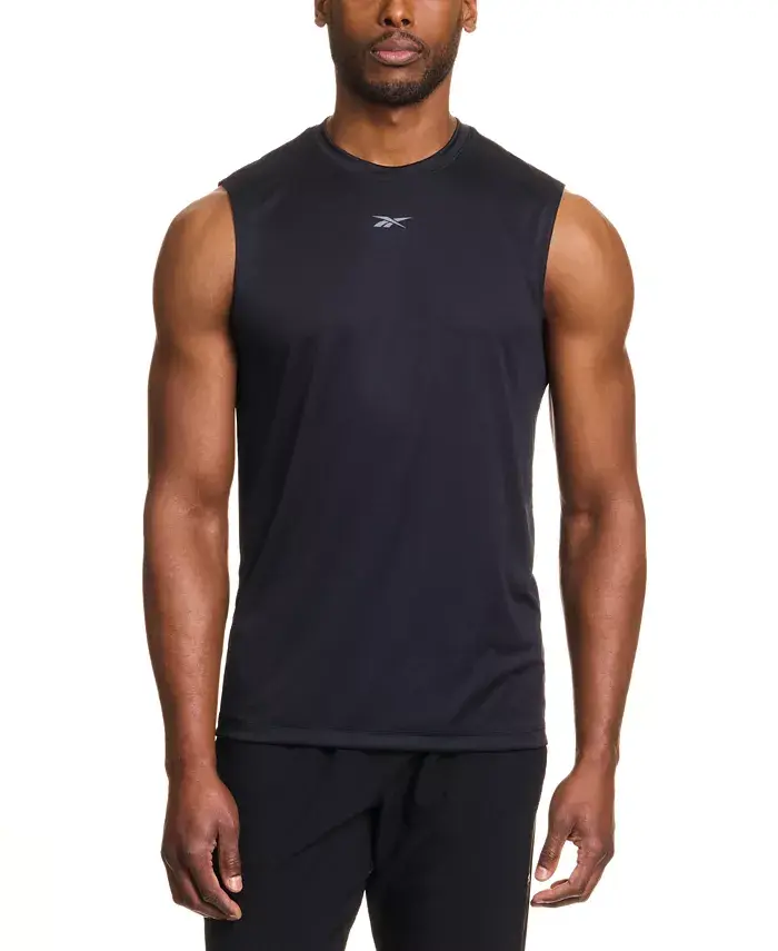 Reebok Men's Sleeveless Logo Tech Tank Top image 1