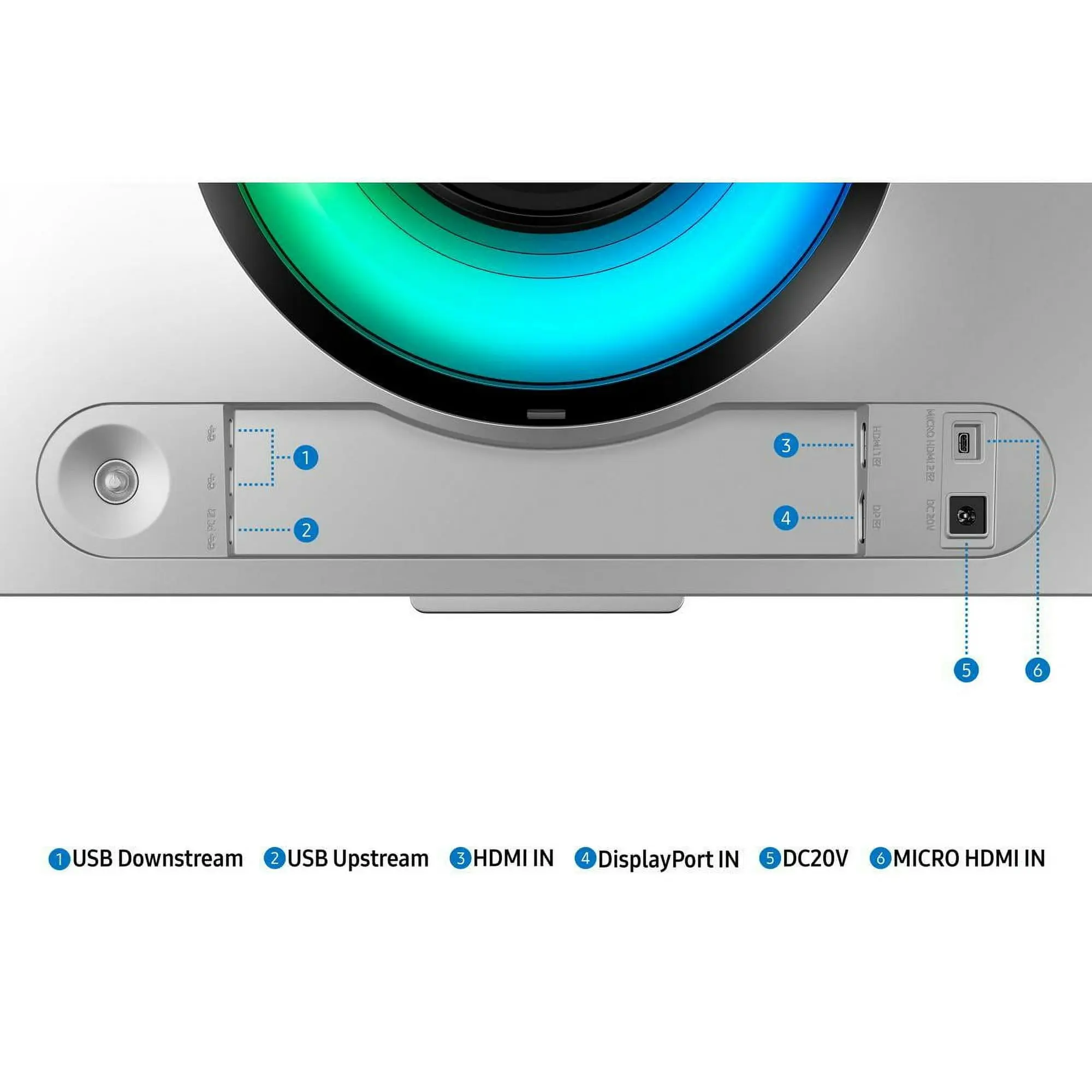 SAMSUNG 49 inch Class Odyssey OLED G95SC DQHD 240Hz Curved Smart Gaming Monitor - LS49CG954SNXZA image 3