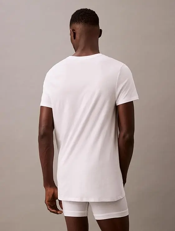 Calvin Klein Men's Cotton Classics 3-Pack Undershirts image 3