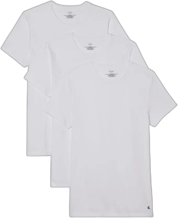 Calvin Klein Men's Cotton Classics 3-Pack Undershirts image 1