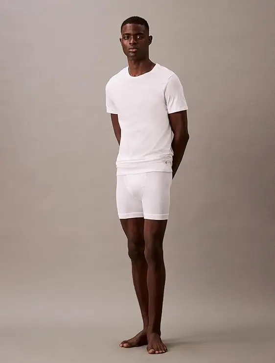 Calvin Klein Men's Cotton Classics 3-Pack Undershirts image 2