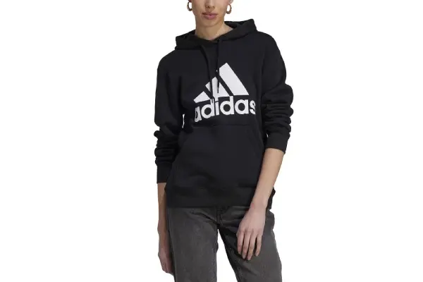 Adidas Women's Big Logo Fleece Hooded Sweatshirt image