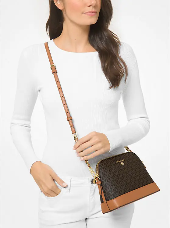 Large Logo Dome Crossbody Bag image 4
