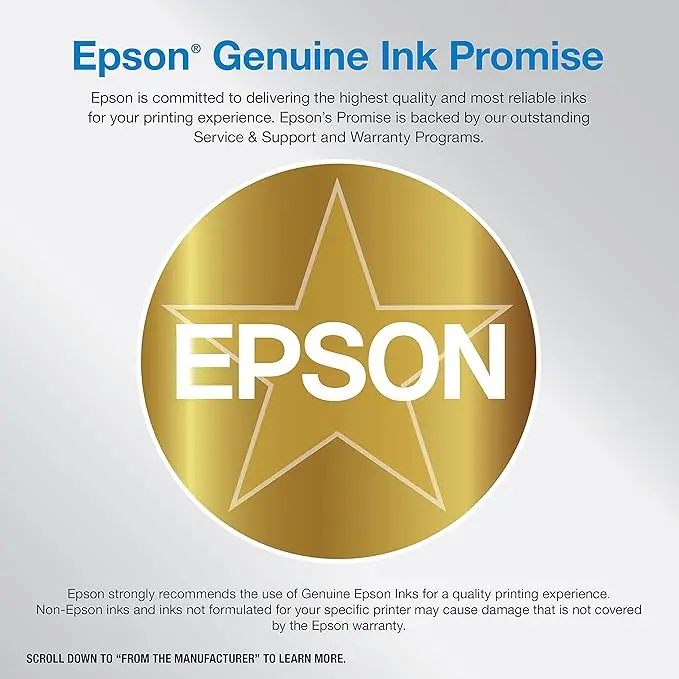 Epson EcoTank ET-2850 Wireless Color All-in-One Cartridge-Free Supertank Printer with Scan, Copy and Auto 2-Sided Printing - Black, Medium image 5