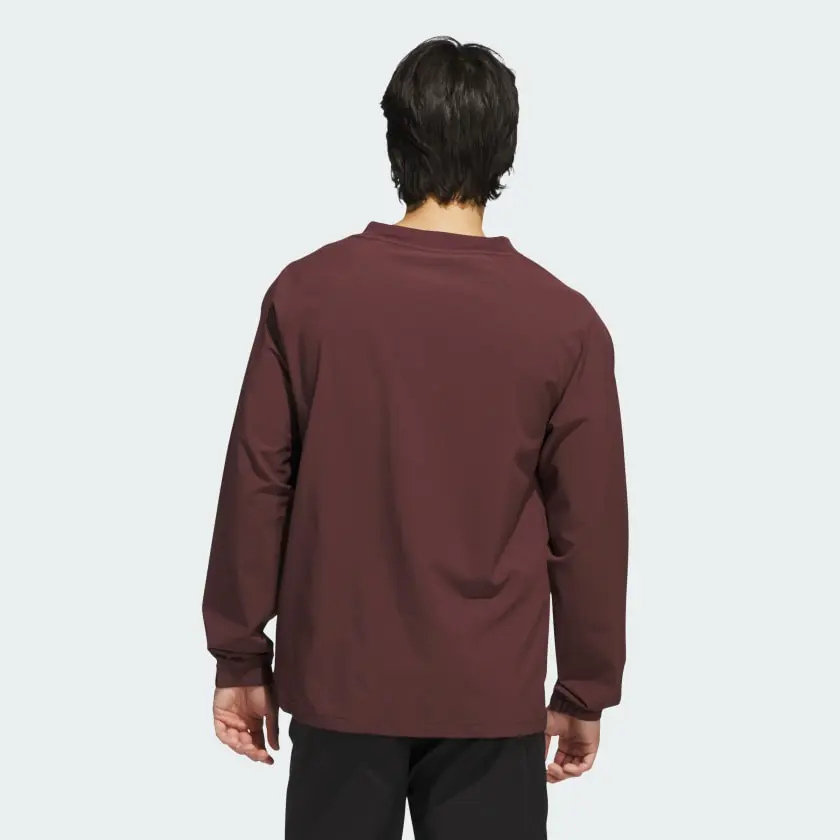 Adidas Men Go-To Wind Crewneck Pullover image 2