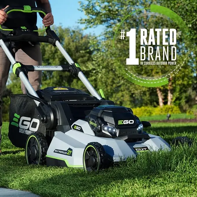 EGO Power+ LM2135SP 21-Inch Self-Propelled Lawn Mower Kit (7.5Ah Battery and Rapid Charger Included), get (1) extra BA2800T 5.0Ah Battery image 2