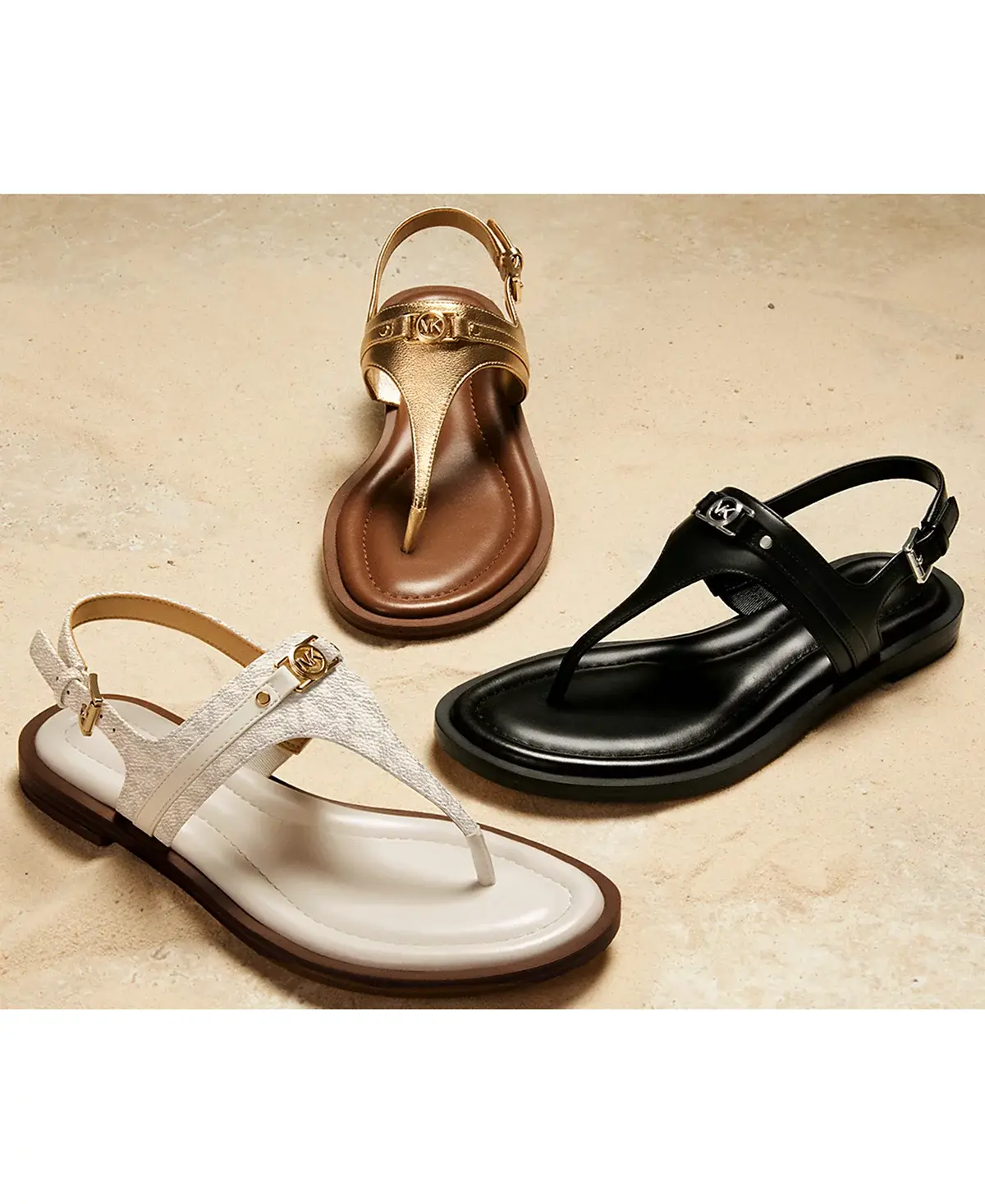 MICHAEL Michael Kors Mandy Logo Slingback Thong Sandals image 4