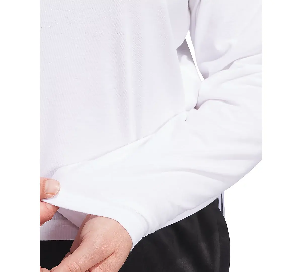 Adidas Plus Size Studded Logo Long-Sleeve T-Shirt image 4