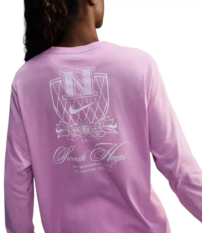 Nike Women's Long-Sleeve Graphic Basketball T-Shirt image 9