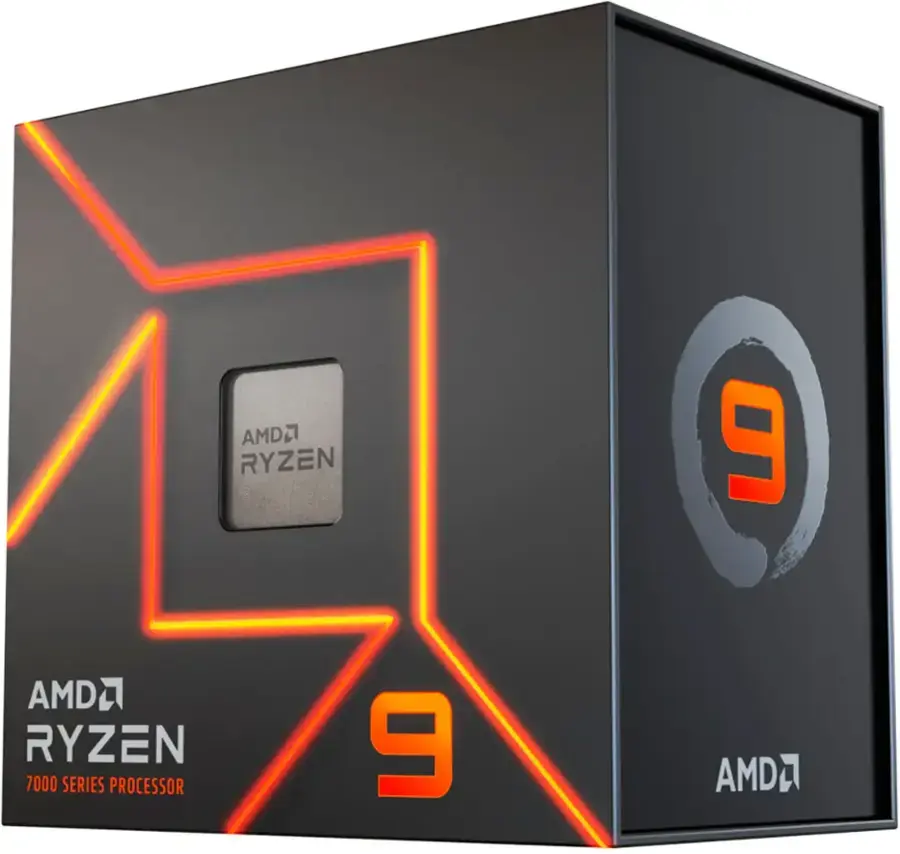 AMD - Ryzen 9 7900X 12-Core - 24-Thread 4.7 GHz (5.6 GHz Max Boost) Socket AM5 Unlocked Desktop Processor - Silver image 1