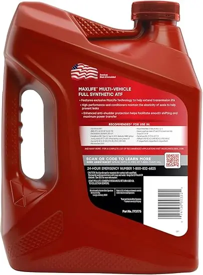 Valvoline Multi-Vehicle (ATF) Full Synthetic Automatic Transmission Fluid 1 GA, Case of 3 image 3