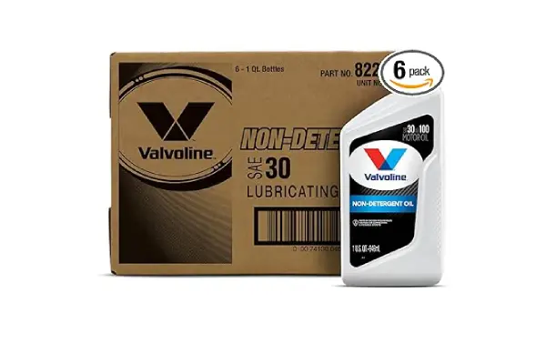 Valvoline Daily Protection Non-Detergent 30 Oil 1 QT, Case of 6 image