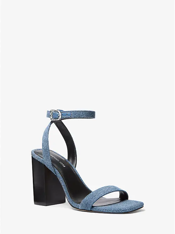 Merriam Denim Block Heel Sandal image 1