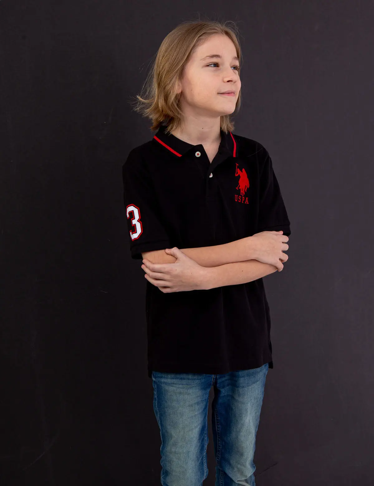 BOYS PIQUE SOLID POLO SHIRT image 9