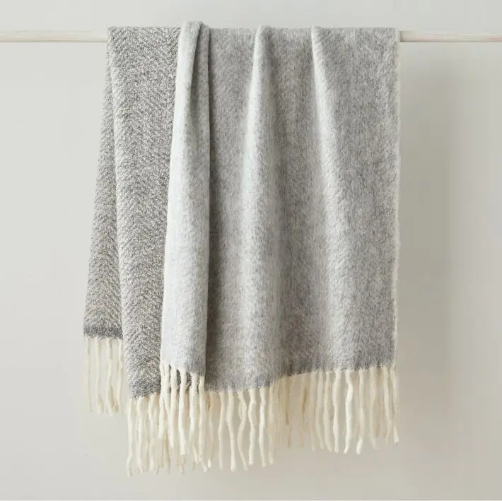 Brushed Herringbone Throw image 5