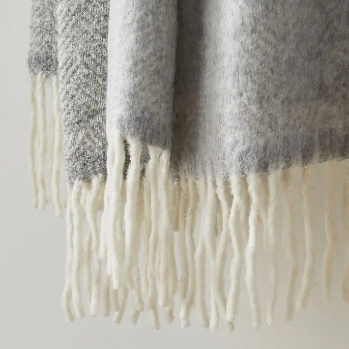 Brushed Herringbone Throw image 7