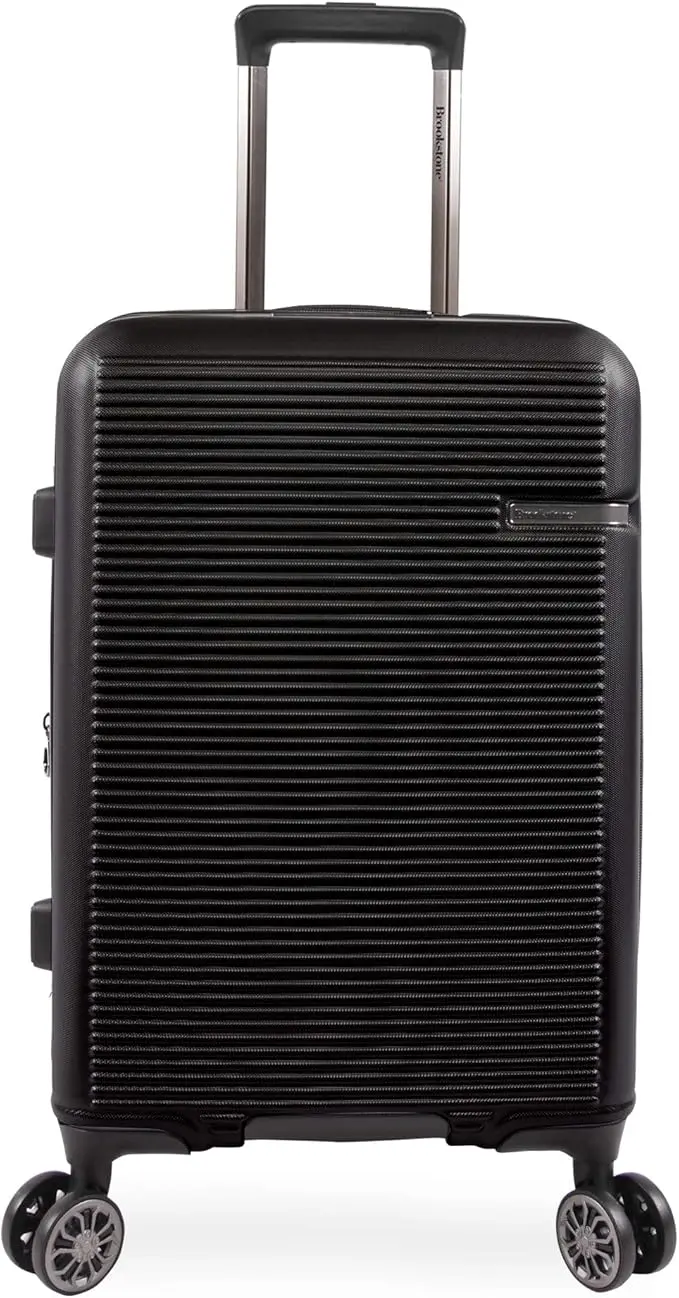 Nelson Spinner Suitcase, Black, Carry-On image 1