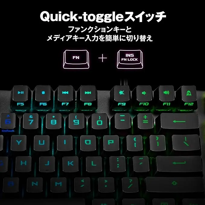 ASUS ROG Strix Scope RX Gaming Mechanical Keyboard, Red Optical Switches, USB 2.0 Passthrough, 2X Wider Ctrl Key, Aura Sync, Armoury Crate RGB Lighting, Black image 3