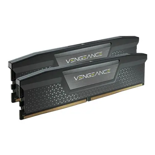 Corsair Vengeance Series 64GB (2 x 32GB) DDR5-5600 PC5-44800 CL40 Dual Channel Desktop Memory Kit CMK64GX5M2B5600C40 - Black image 1