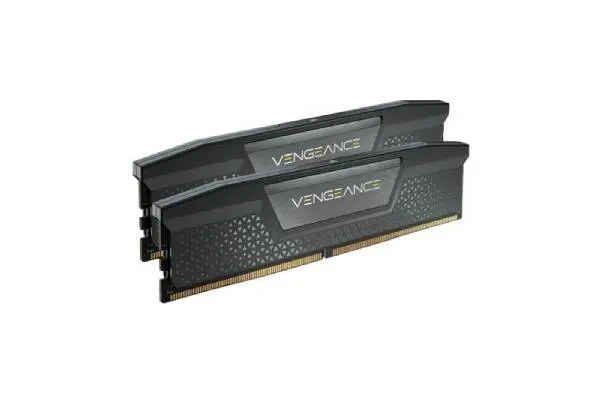 Corsair Vengeance Series 64GB (2 x 32GB) DDR5-5600 PC5-44800 CL40 Dual Channel Desktop Memory Kit CMK64GX5M2B5600C40 - Black image