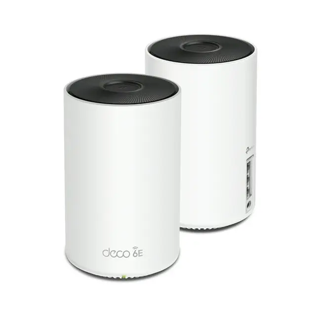 TP-Link Deco Wi-Fi 6E Whole Home Mesh Routers, 6 Ghz Band, Coverage up to 5,500 Sq. ft. (2-Pack) image 1