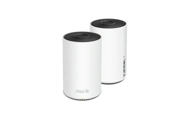 TP-Link Deco Wi-Fi 6E Whole Home Mesh Routers, 6 Ghz Band, Coverage up to 5,500 Sq. ft. (2-Pack) image
