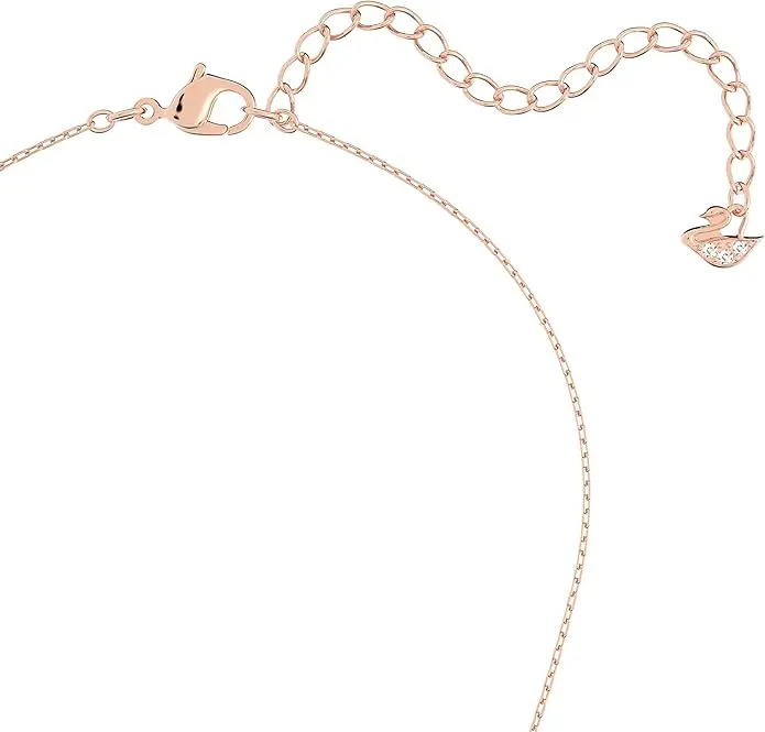 Swarovski Infinity Heart Jewelry Collection, Necklaces and Bracelets, Rose Gold & Rhodium Tone Finish, Clear Crystals image 2
