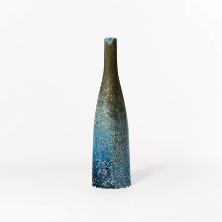 Reactive Glaze Ocean Ceramic Vases image 1