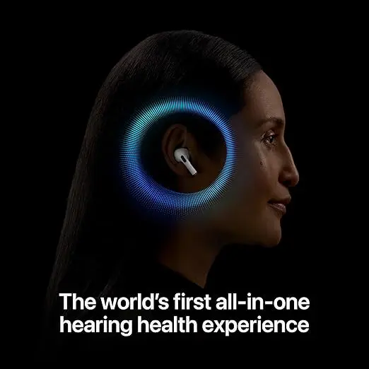 Apple AirPods Pro 2 Wireless Earbuds, Active Noise Cancellation, Hearing Aid Feature, Bluetooth Headphones, Transparency, Personalized Spatial Audio, High-Fidelity Sound, H2 Chip, USB-C Charging image 4