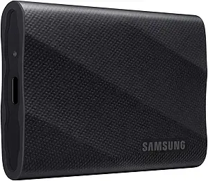 SAMSUNG T9 Portable SSD 4TB, USB 3.2 Gen 2x2 External Solid State Drive, Seq. Read Speeds Up to 2,000MB/s for Gaming, Students and Professionals,MU-PG4T0B/AM, Black (pack of 1) image 1