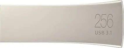 SAMSUNG BAR Plus 256GB - 400MB/s USB 3.1 Flash Drive Champagne Silver (MUF-256BE3/AM) image 3