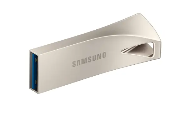 SAMSUNG BAR Plus 256GB - 400MB/s USB 3.1 Flash Drive Champagne Silver (MUF-256BE3/AM) image