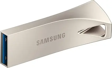 SAMSUNG BAR Plus 256GB - 400MB/s USB 3.1 Flash Drive Champagne Silver (MUF-256BE3/AM) image 1